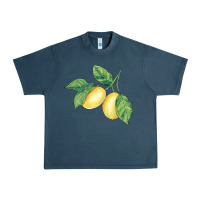 Midnight Navy lemons Urban Heavy Tee - BundleAndBundleShop
