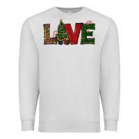 Dove Grey Christmas Tree Love Premium Sweatshirt - RanaPortraitStore