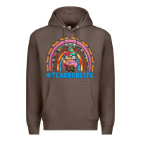 Teacherlife And Teacher Gnome Rainbow Premium Hoodie | Teevron