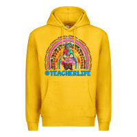 Lemon teacherlife and teacher gnome rainbow Premium Hoodie - Artiststas