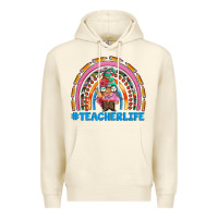 Sandshell teacherlife and teacher gnome rainbow Premium Hoodie - Artiststas