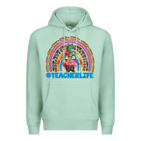 Seafoam teacherlife and teacher gnome rainbow Premium Hoodie - Artiststas