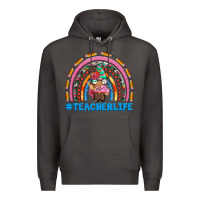 Smoke teacherlife and teacher gnome rainbow Premium Hoodie - Artiststas