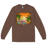 Chestnut beach vibes Long Sleeve Tee - CowhideDigitalArt