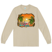 Mushroom beach vibes Long Sleeve Tee - CowhideDigitalArt