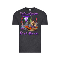 Vintage Black spells and potions for all afflictions Vintage Tee - BundleAndBundleShop