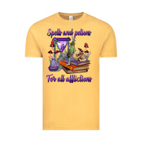 Vintage Mustard spells and potions for all afflictions Vintage Tee - BundleAndBundleShop