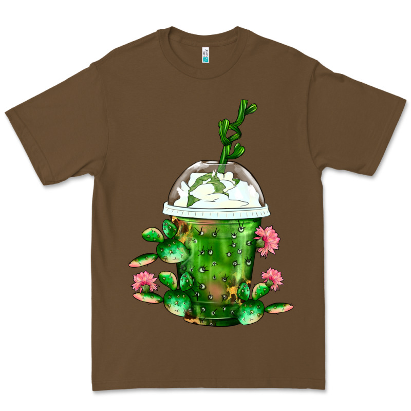 Western Cactus Cold Frappe Premium Tee by FaDigitalArtStudio | Teevron