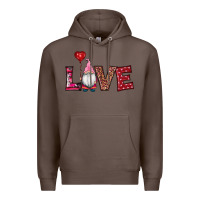 Coffee valentine's day gnomes love Premium Hoodie - RanaPortraitStore