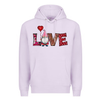 Lilac valentine's day gnomes love Premium Hoodie - RanaPortraitStore