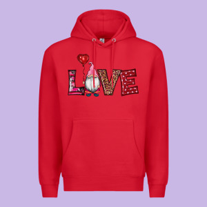 Valentine's Day Gnomes Love Premium Hoodie Designed By Ranaportraitstore