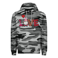 Slate Camo valentine's day gnomes love Premium Hoodie - RanaPortraitStore