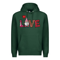 Sports Green valentine's day gnomes love Premium Hoodie - RanaPortraitStore