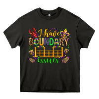 Asphalt ı have boundary issues mardi gras olivia Heavy Core Tee - OliviaCreatesArt