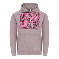Vintage Zinc hope breast cancer awareness ribbon Vintage Hoodie - LillyAllenDesigns