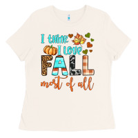 Bone i think i love fall most of all Ladies Tee - BundleAndBundleShop