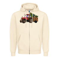 Sandshell christmas farm Zipper Hoodie - RanaPortraitStore