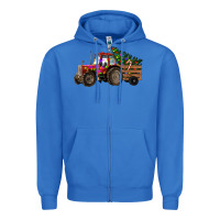True Royal christmas farm Zipper Hoodie - RanaPortraitStore