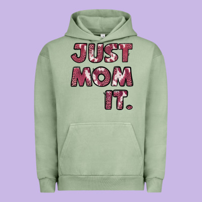 Just Mom It Pink Urban Hoodie Designed By Jasminsmagicworld