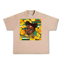 Burro juneteenth afro girl seamless pattern Urban Heavy Tee - BundleAndBundleShop