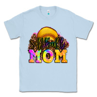 Dusty Blue softball mom Classic Tee - OliviaCreatesArt