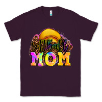 Plum softball mom Classic Tee - OliviaCreatesArt