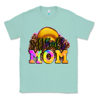 Seafoam softball mom Classic Tee - OliviaCreatesArt