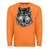 Carrot Christmas with wolf Premium Sweatshirt - RanaPortraitStore