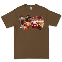 Cacao Chocolate Love Coffee Cups Premium Tee - FaDigitalArtStudio