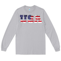 Moon Dust usa Long Sleeve Tee - DesigneFamous