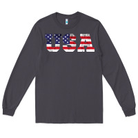 Smoke usa Long Sleeve Tee - DesigneFamous