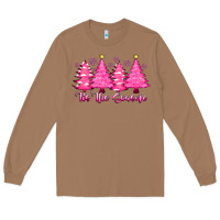 Tis The Season Pink Trees Long Sleeve Tee | Teevron