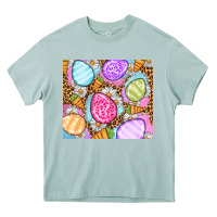 Arona Easter eggs daisies carrots Heavy Core Tee - OliviaCreatesArt