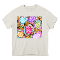 Easter Eggs Daisies Carrots Heavy Core Tee | Teevron