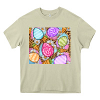 Mossy Easter eggs daisies carrots Heavy Core Tee - OliviaCreatesArt