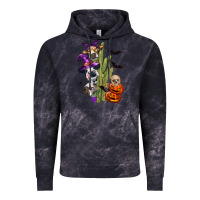 Cloud Black halloween cows Vintage Hoodie - LillyAllenDesigns