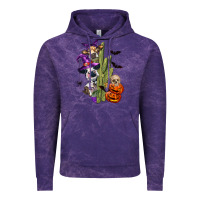 Cloud Purple halloween cows Vintage Hoodie - LillyAllenDesigns