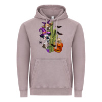 Vintage Zinc halloween cows Vintage Hoodie - LillyAllenDesigns
