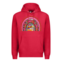 Cardinal teacher pen apple books rainbow Premium Hoodie - Artiststas