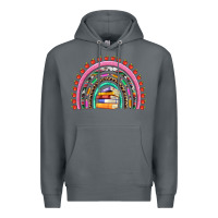 Rock teacher pen apple books rainbow Premium Hoodie - Artiststas