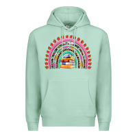 Seafoam teacher pen apple books rainbow Premium Hoodie - Artiststas