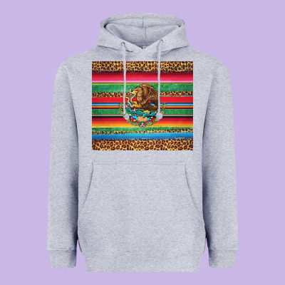 Serape Leopard Mexican Heavyweight Hoodie Designed By Jasminsmagicworld