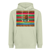 Matcha serape leopard mexican Heavyweight Hoodie - Jasminsmagicworld