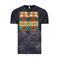Cloud Black native american aztec seamless pattern Vintage Tee - BundleAndBundleShop