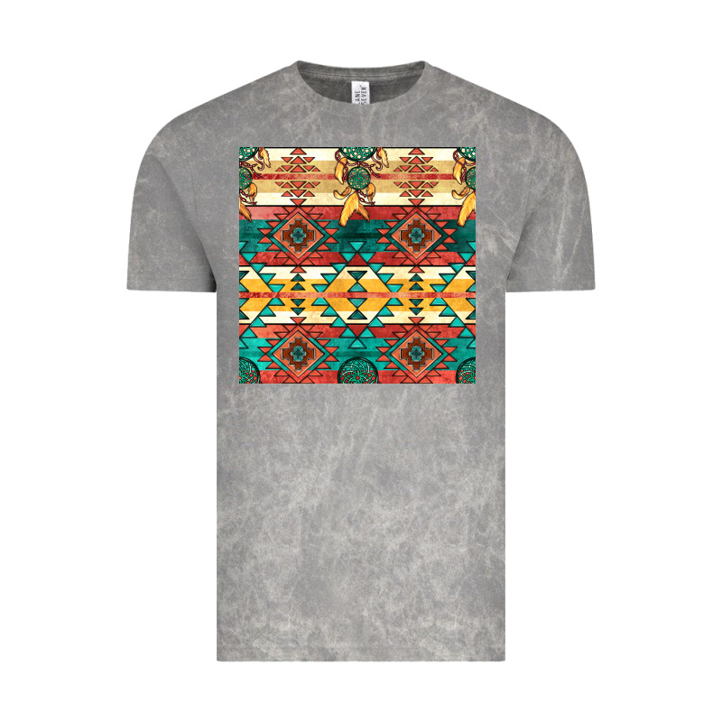 Native American Aztec Seamless Pattern Vintage Tee by BundleAndBundleShop | Teevron