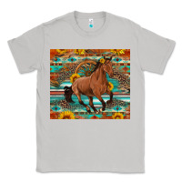 Moon Dust galloping horse aztec sunflower Classic Tee - Artiststas