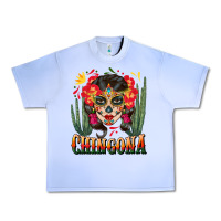 Grape Ice chingona sugar skull Urban Heavy Tee - BundleAndBundleShop