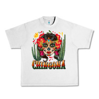 Lunar Rock chingona sugar skull Urban Heavy Tee - BundleAndBundleShop