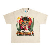 Sandshell chingona sugar skull Urban Heavy Tee - BundleAndBundleShop
