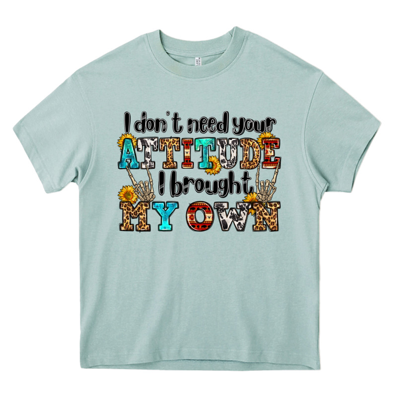 I Don't Need Your Attitude I Brought My Own Olivia Heavy Core Tee by OliviaCreatesArt | Teevron